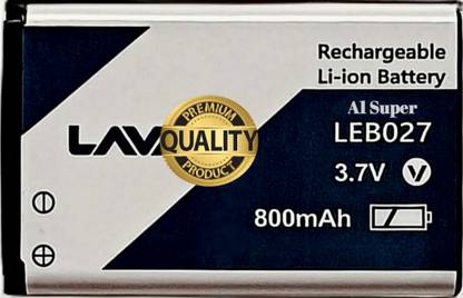 AEV  मोबाइल बैटरी लावा A1 Super 2021 II LEB027 II 800mAh(Premium Quality)  के लिए