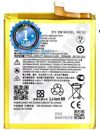 ZQTCIPRINO Mobile Battery For  Motorola Original NE50 Battery for Moto G72 / G82 / G62 / G52 with 1 Year Warranty