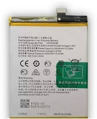 Beingstylish Mobile Battery For  Oppo (BLP765) for Oppo Reno 3 / A91 / F15 BLP765