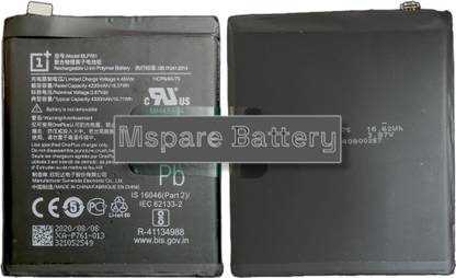 Mspare Mobile Battery For  OnePlus 8 I Model BLP761 { 4320mAh }