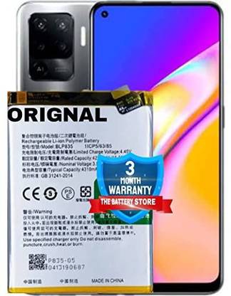 THE BATTERY STORE Mobile Battery For  OPPO / Reno 5F .ORIGINAI BATTERY BLP835 Compatible For OPPO / Reno 5F/Reno 5 Lite
