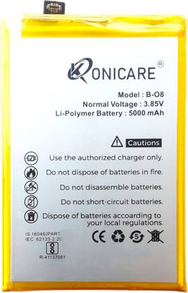 KONICARE Mobile Battery For  Vivo Y52s V2057A / Vivo Y31 (2021) V2036 / Vivo Y51 (2020) V2030 BO8 - 5000mAh