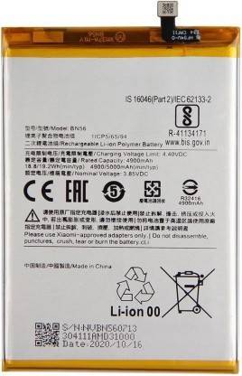 SPAREWARE Mobile Battery For  XIAOMI REDMI MI REDMI 9A (BN56 100%ORIGINAL)