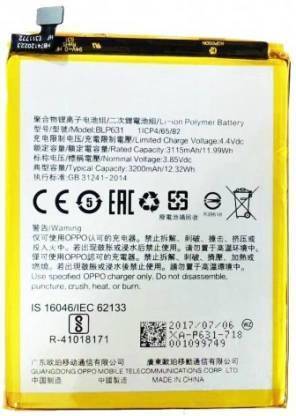NAFS Mobile Battery For  Mobile Battery For Oppo F3 BLP631 Mobile Battery For Oppo F3 BLP631