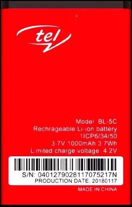 Mstore Mobile Battery For  ITEL BL-5C Ace Young it2161 IT2163 / IT5022 / IT5023