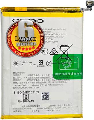 Facelift Mobile Battery For  Oppo A5S, A11K (AX5S) Oppo A5 (AX5) Oppo A3S Oppo A7 With 6 Months Warranty