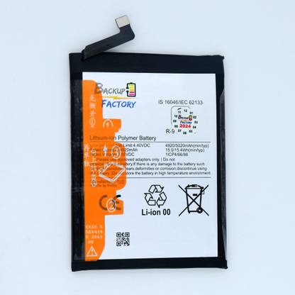 Backup Factory Mobile Battery For  Redmi Note 9 Pro Max