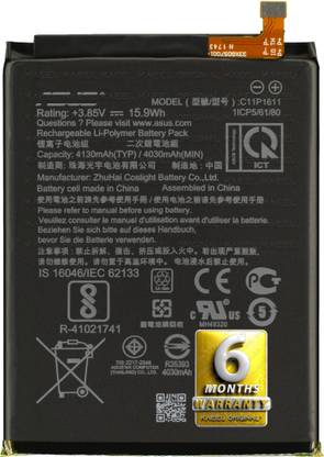 Kaeel Original Mobile Battery For  Asus Zenfone 3 Max ZC520TL X008D, X008DA, X008DC, X00KD / C11P1611
