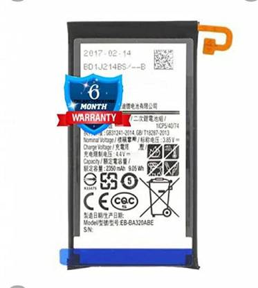 THE BATTERY STORE Mobile Battery For  Samsung A3 2017 A320 SMA320 A320F OriginaI EB-BA320ABE Batterywith 3 month warranty and high capacity backup