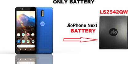 DVJ Mobile Battery For  JIO / LYF ORIGNAL QC LYF JIO NEXT 4G MOBILE BATTERY LS2542QW (3400 MAH)