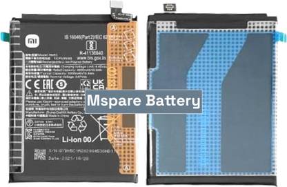 Mspare Mobile Battery For  Xiaomi Poco M4 Pro | Model BN5C {5000mAH}