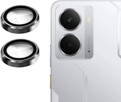 Besmon Back Camera Lens Ring Guard Protector for Realme p3 5g Back Camera Lens Ring Guard Protector Black