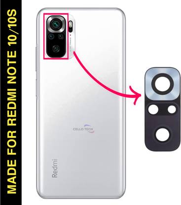 CELLO TECH Back Camera Lens Glass Protector for MI REDMI NOTE 10, MI REDMI NOTE 10S
