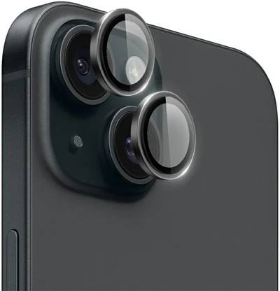 CASENED Back Camera Lens Ring Guard Protector for iPhone 15 / iPhone 15 Plus