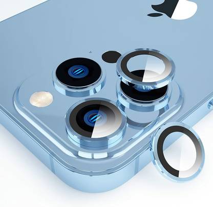 Maxboost Back Camera Lens Ring Guard Protector for iPhone 11 Full Protection Camera Lens Protector (Blue)