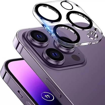 EJZATEX Back Camera Lens Glass Protector for iPHONE 15 PRO/PRO MAX WITH NIGHT CIRCLE, BACK CAMERA LENS PROTECTOR