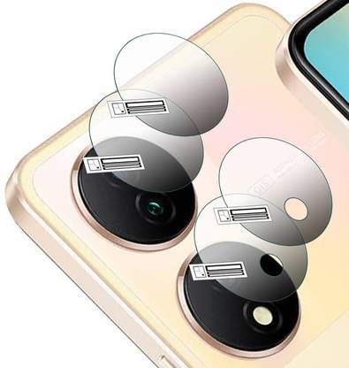 Doumof Back Camera Lens Glass Protector for Vivo Y100 5G CAMERA