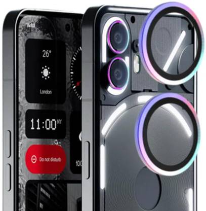 Tech Konnect Back Camera Lens Ring Guard Protector for Nothing Phone 2, Rainbow Camera Ring Protector for Nothing Phone 2
