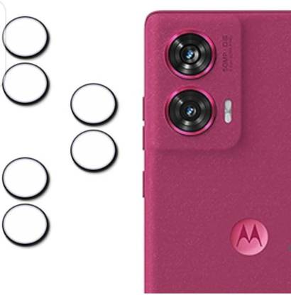DOWRVIN Back Camera Lens Glass Protector for MOTOROLA MOTO EDGE 50 FUSION CAMERA LENS( PACK OF 3)