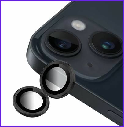 hirdesh Back Camera Lens Ring Guard Protector for APPLE iPhone 14 Plus ( Black Color)