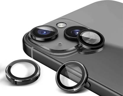 GRIPP Back Camera Lens Ring Guard Protector for Apple iPhone 15 | iPhone 15 Plus (Black)