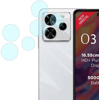 MOKPLZ Back Camera Lens Glass Protector for Lava O3 Pro