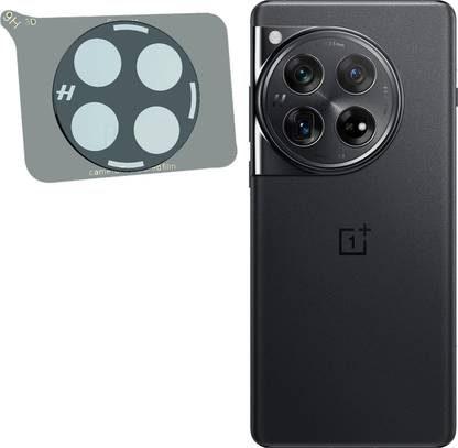 EJZATI Back Camera Lens Glass Protector for ONEPLUS 12 5G, BACK CAMERA LENS PROTECTOR