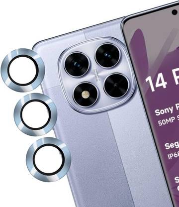 LIKEDESIGN Back Camera Lens Glass Protector for REDMI Note 14 Pro 5G, POCO X7 5G, [RING]