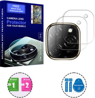 ARBAN Back Camera Lens Glass Protector for Tecno Spark 20 Pro 5G (FREE 1 MOBILE EMBOSSED SKIN) CAMERA LENS PROTECTOR