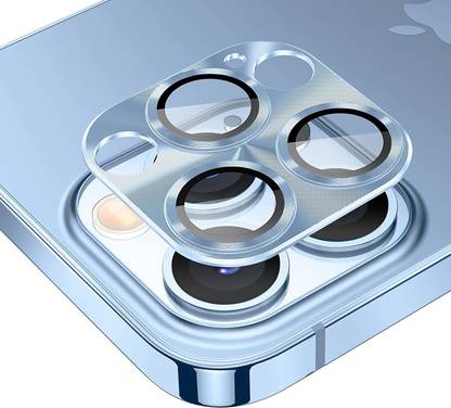 VOSKI Back Camera Lens Glass Protector for iPhone 14 Pro Camera Lens Protector Full Metalic Scratch Proof Camera Glass