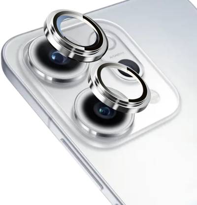 MOBCART Back Camera Lens Glass Protector, Camera Lens Ring Guard Protector for Oppo Reno 14 5G – 9H Tempered Glass, HD Clarity, Scratch-Resistant, Silver Ring