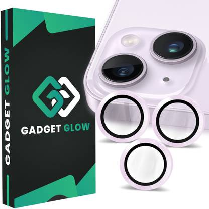 Gadget Glow Back Camera Lens Ring Guard Protector for Apple iPhone 14, Apple iPhone 14 Plus, Purple Camera Ring