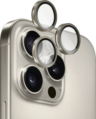 GRIPP Back Camera Lens Ring Guard Protector for Apple iPhone 16 Pro | iPhone 16 Pro Max (Natural Titanium)