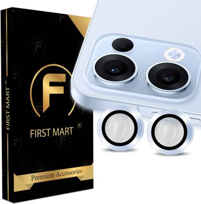 FIRST MART Back Camera Lens Ring Guard Protector for Oppo Reno 13 5G, Reno 13 5G, Blue Camera Rings