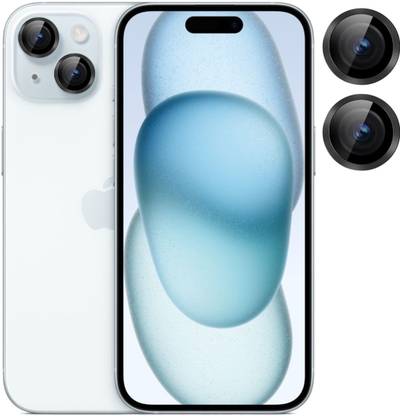 Kartuce Back Camera Lens Ring Guard Protector for Apple iPhone 15, Apple iPhone 15 Plus