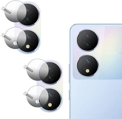 Doumof Back Camera Lens Glass Protector for Vivo Y100 5G CAMERA PROTECTOR