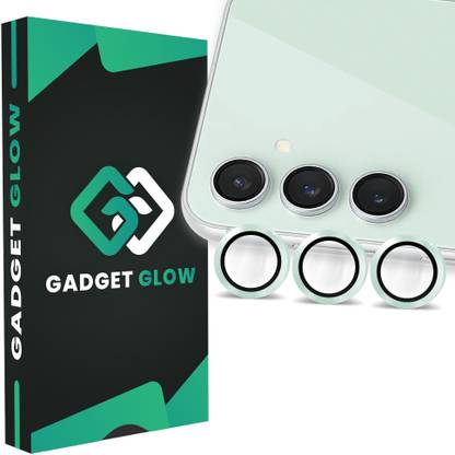 Gadget Glow Back Camera Lens Ring Guard Protector for Samsung Galaxy S23 FE 5G, Samsung S23 FE 5G, Green Camera Ring