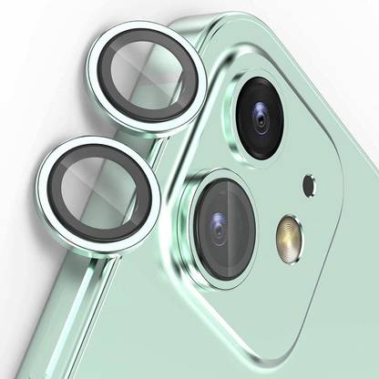 A3sprime Back Camera Lens Ring Guard Protector for Apple iPhone 12, |Full Coverage 9H Hardness Tempered Glass Camera Protector|