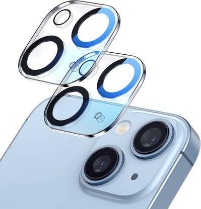 A3sprime Back Camera Lens Glass Protector for APPLE iPhone 14, Color - Transparent with Black Circle