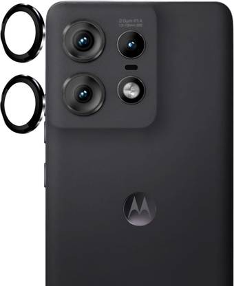 Tech Konnect Back Camera Lens Ring Guard Protector for Moto Edge 50 Pro, Black Camera Ring For MOTO Edge 50 Pro
