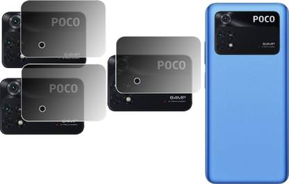 HIDEOUS Back Camera Lens Glass Protector for POCO M4 PRO 4G