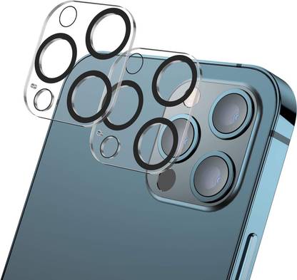 A3sprime Camera Lens Protector for APPLE iPhone 11 Pro, |Full Coverage 9H Surface Hardness Tempered Glass Guard Camera Protector|, (Color - Transparent with Black Circle)