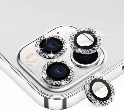 VOSKI Back Camera Lens Ring Guard Protector for iPhone 11 Pro Camera Lens Protector Anti Scratch Diamond Camera Ring