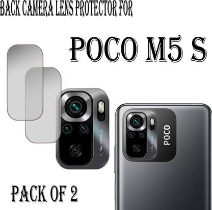EJZATI Back Camera Lens Glass Protector for POCO M5s
