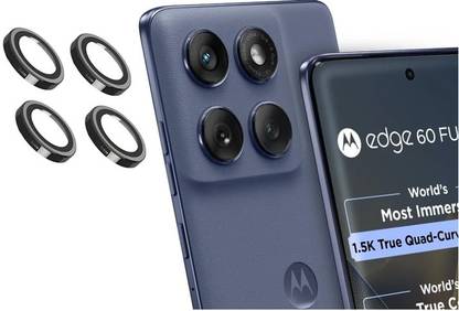 LIKEDESIGN Back Camera Lens Glass Protector for MOTO Edge 60 Fusion, MOTOROLA Edge 60 Fusion 5G, MOTO Edge 60 Fusion 5G, [RING]