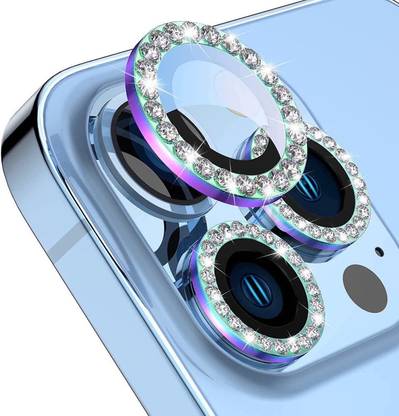 A3sprime Back Camera Lens Ring Guard Protector for Apple iPhone 12 Pro, |Full Coverage 9H Bling Diamond Shaped Camera Protector|