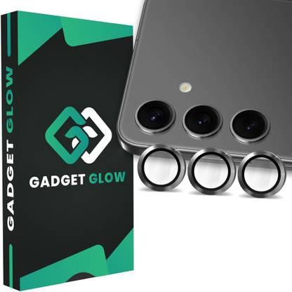 Gadget Glow Back Camera Lens Ring Guard Protector for Samsung Galaxy S24 5G, Samsung S24 5G, Black Camera Ring