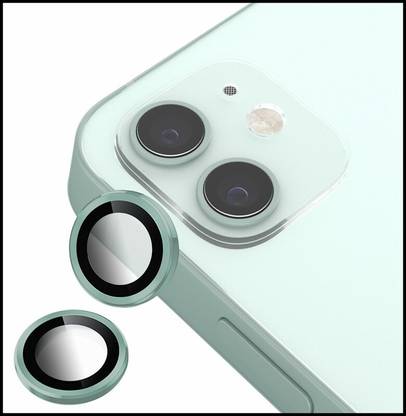 DAFFIN Back Camera Lens Ring Guard Protector for APPLE iPhone 12 Mini (Green Color)