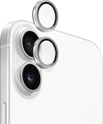 GRIPP Back Camera Lens Ring Guard Protector for Apple iPhone 16 | iPhone 16 Plus (Silver)