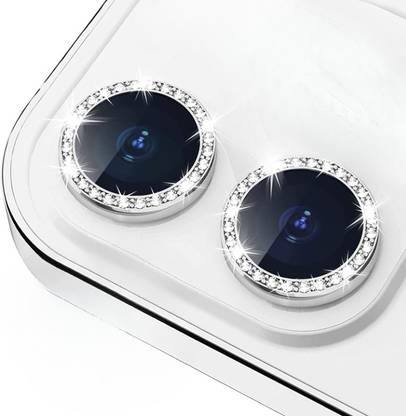 A3sprime Back Camera Lens Ring Guard Protector for Apple iPhone 12 Mini, - |Full Coverage 9H Bling Diamond Shaped Camera Protector|